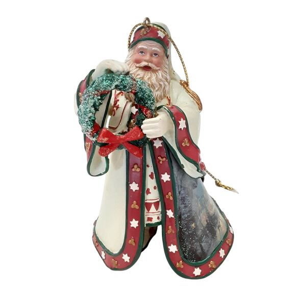 Thomas Kinkade Old World Santas Christmas Ornament Collection Set #1 Two Set - Picture 3 of 10